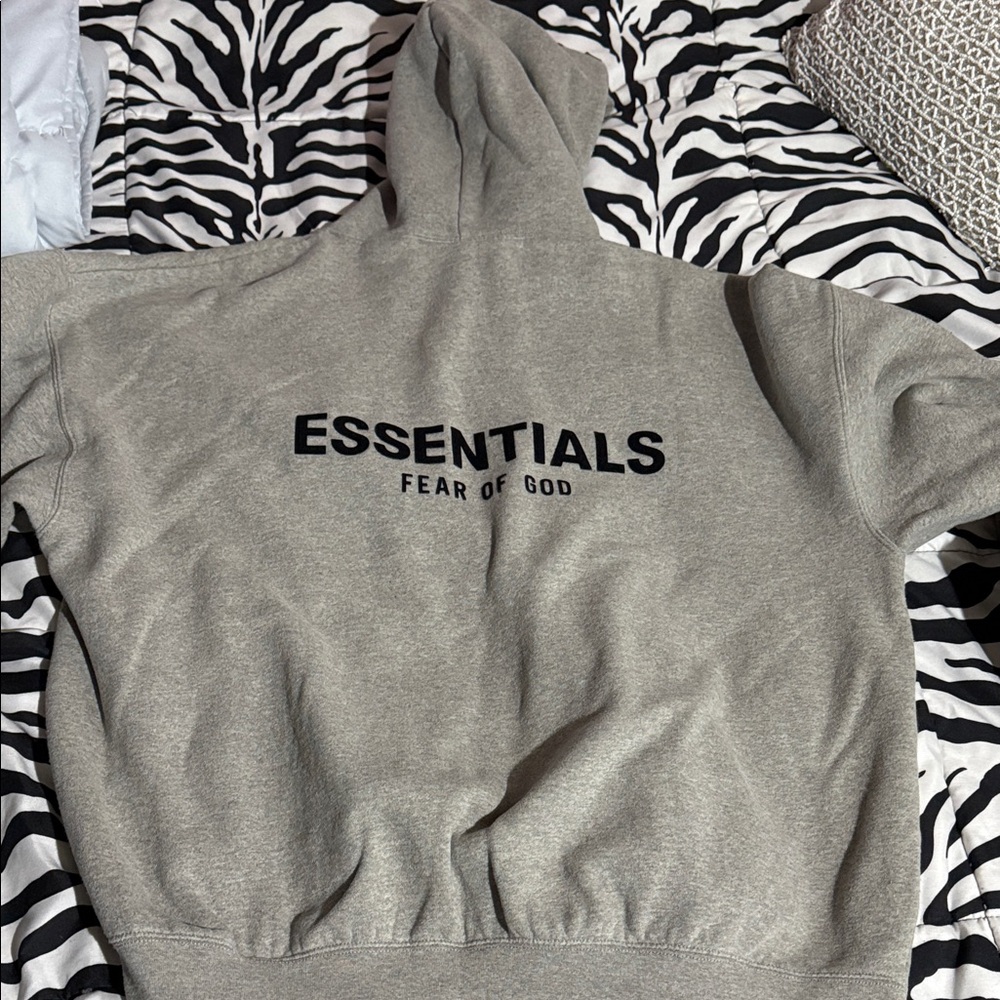 Essentials Gray Hoodie - Picture 3 of 3